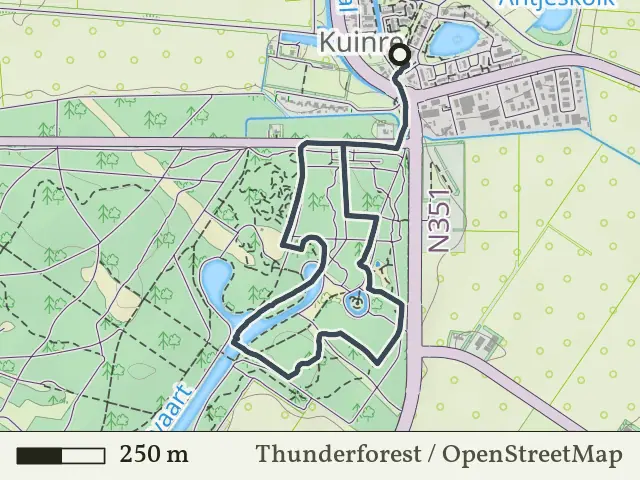 Blauwe route vanaf Kuinre, Weerribben-Wieden
