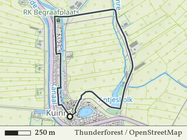 Gele route vanaf Kuinre, Weerribben-Wieden