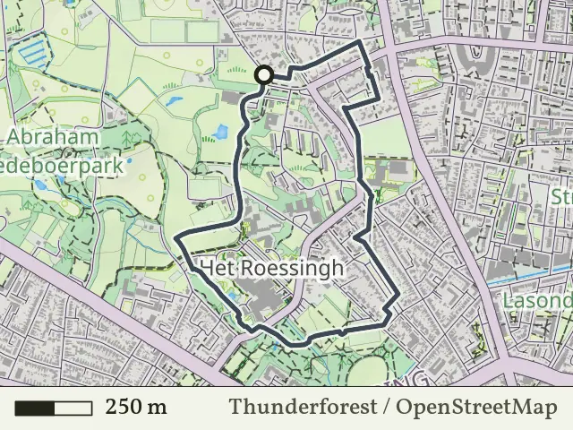 Rode route vanaf Bolhaar, Lonnekerveld