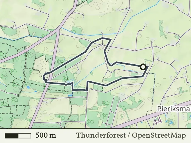 Oranje route vanaf Plompmars, Okkenbroek