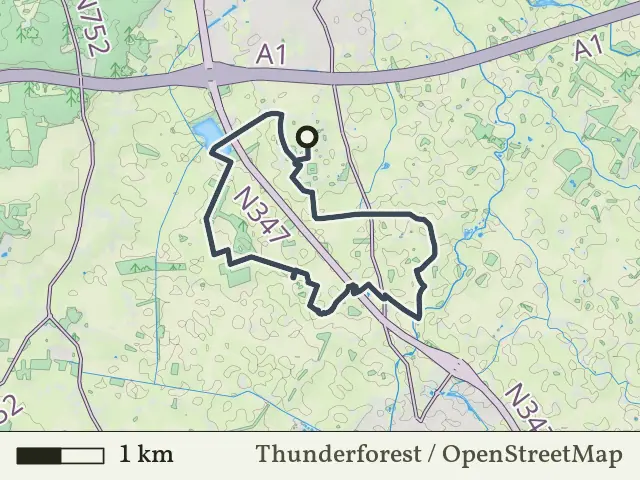 Gele route vanaf Zuiderveld, Enter