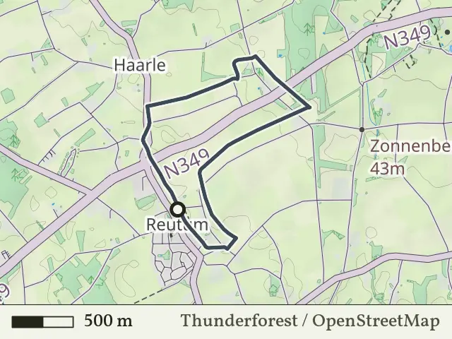 Groene route vanaf Reutum, Vasse
