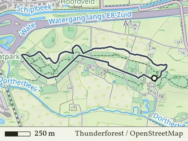 Gele route vanaf Oxe, Deventer