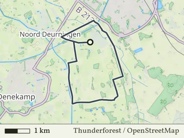 Gele route vanaf Rodenmors, Denekamp