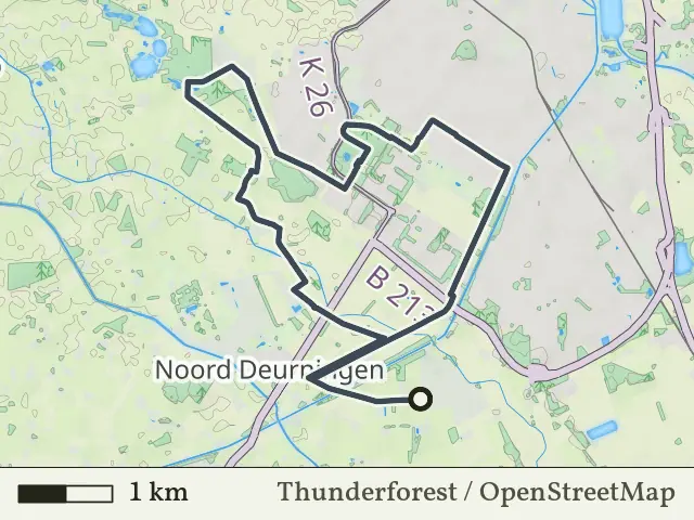Groene route vanaf Rodenmors, Denekamp