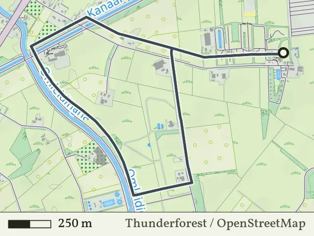 Paarse route vanaf Rodenmors, Denekamp