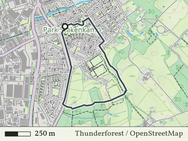 Rode route vanaf Stakenboer, Oldenzaal