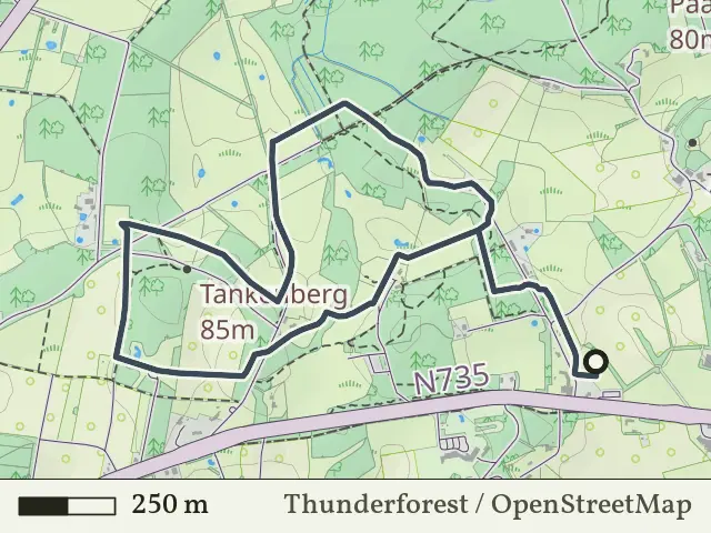 Groene route vanaf Tankenberg, De Lutte
