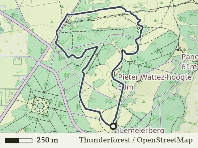 Oranje route vanaf Lemelerberg, Lemele