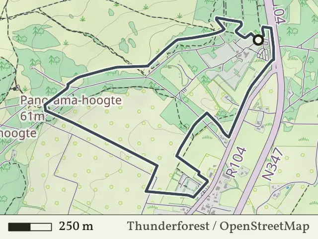 Gele route vanaf Lemeleresch, Lemele