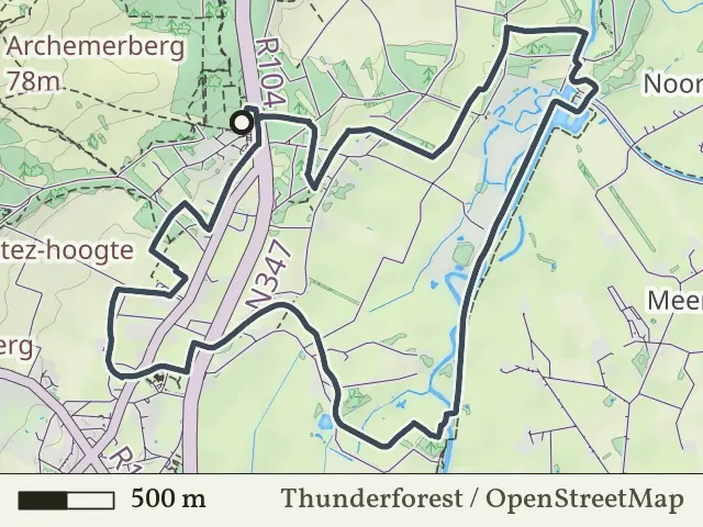 Groene route vanaf Lemeleresch, Lemele