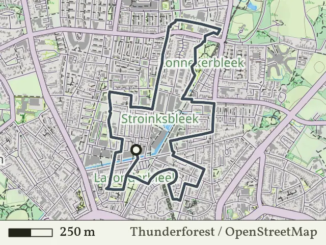 Oranje route vanaf Roombeek, Enschede