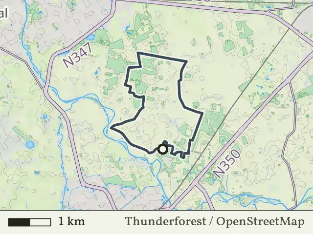 Paarse route vanaf Grimberg, Notter