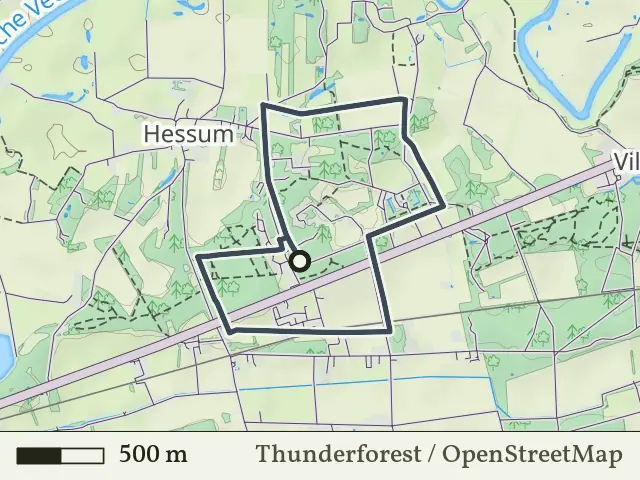 Blauwe route vanaf Hessum, Dalfsen