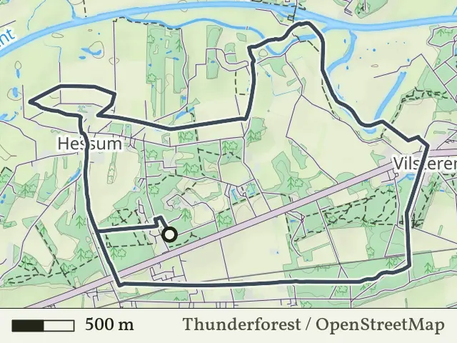Groene route vanaf Hessum, Dalfsen