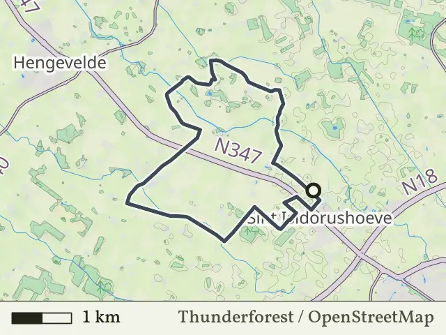 Groene route vanaf Sint Isodorushoeve, Haaksbergen