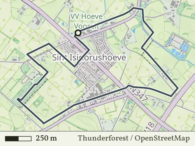Oranje route vanaf Sint Isodorushoeve, Haaksbergen