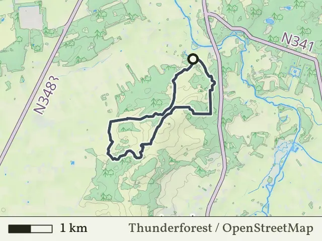 Groene route vanaf Giethmen, Ommen