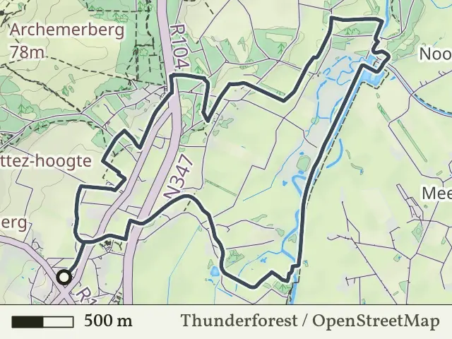 Groene route vanaf Lemele, Ommen