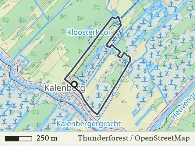 Blauwe route vanaf Kalenberg, Weerribben-Wieden