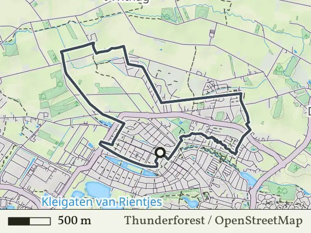 Groene route vanaf Slangenbeek, Hengelo