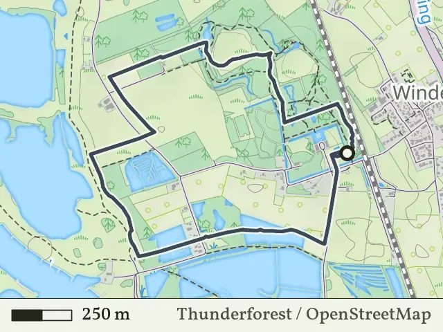 Oranje route vanaf Windesheim, Zwolle
