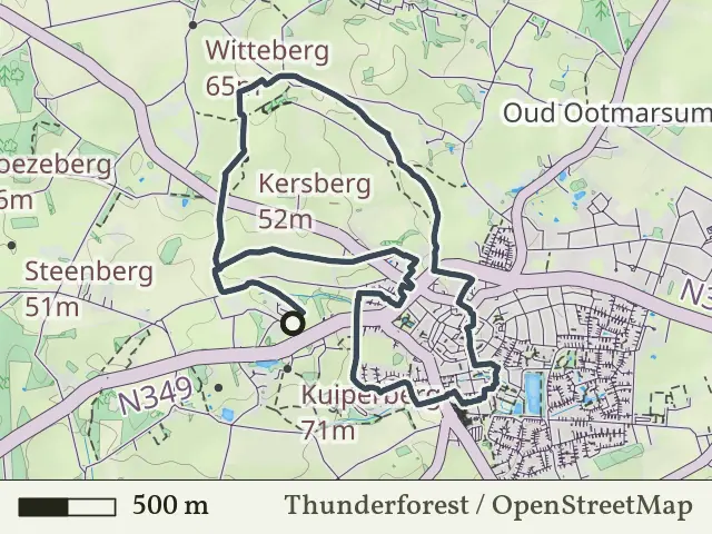 Gele route vanaf Kuiperberg, Ootmarsum