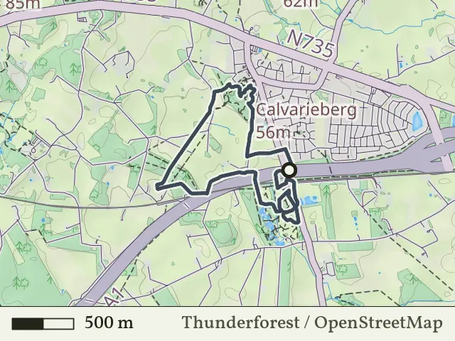 Oranje route vanaf Poort Bulten, Losser