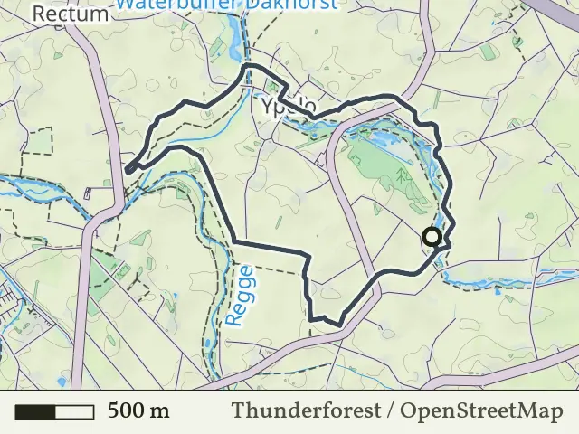 Gele route vanaf Mokkelengoor, Enter