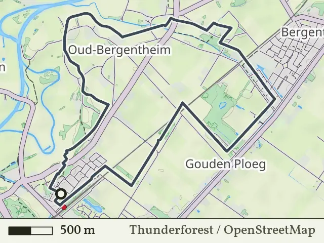 Groene route vanaf Marienberg, Hardenberg Oost
