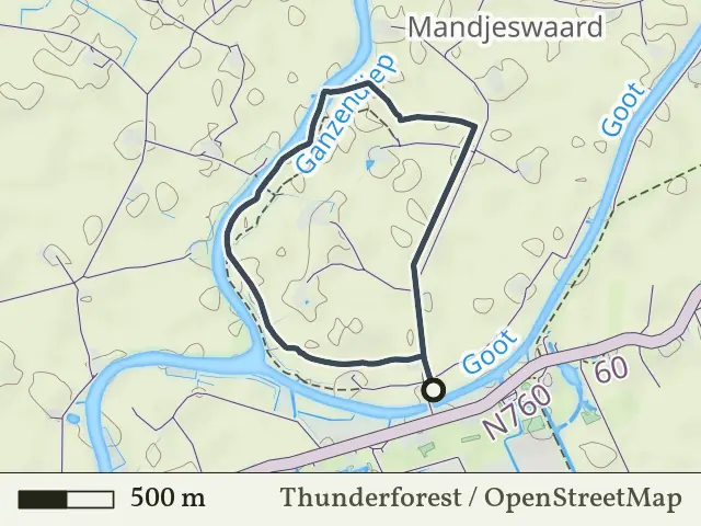 Gele route vanaf Mandjeswaard, Grafhorst