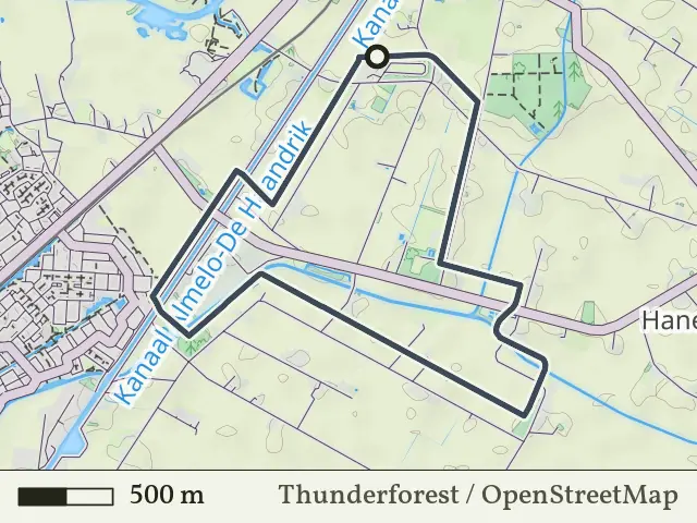 Groene route vanaf Loozerveld, Hardenberg Oost