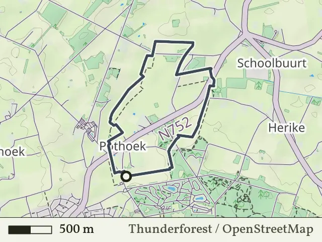 Groene route vanaf Pothoek, Markelo