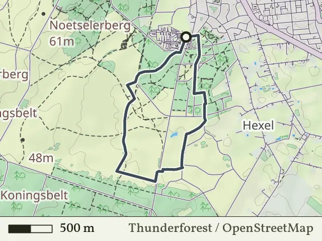 Blauwe route vanaf Noetsele, Nijverdal