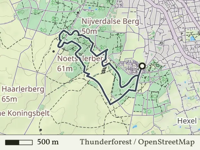 Gele route vanaf Noetsele, Nijverdal