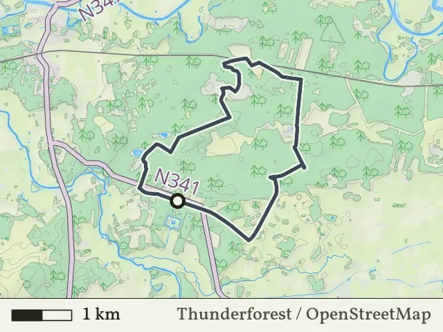 Groene route vanaf Eerde, Ommen