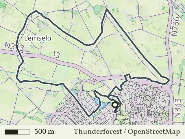 Groene route vanaf Gravenes, Oldenzaal