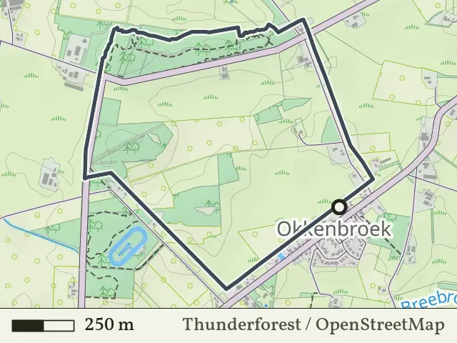Groene route vanaf Okkenbroek, Salland