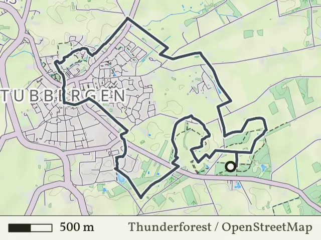 Gele route vanaf Baasdam, Tubbergen