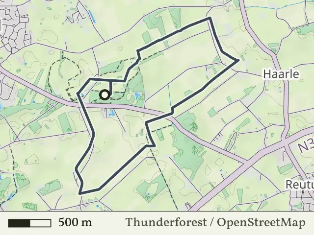 Groene route vanaf Baasdam, Tubbergen