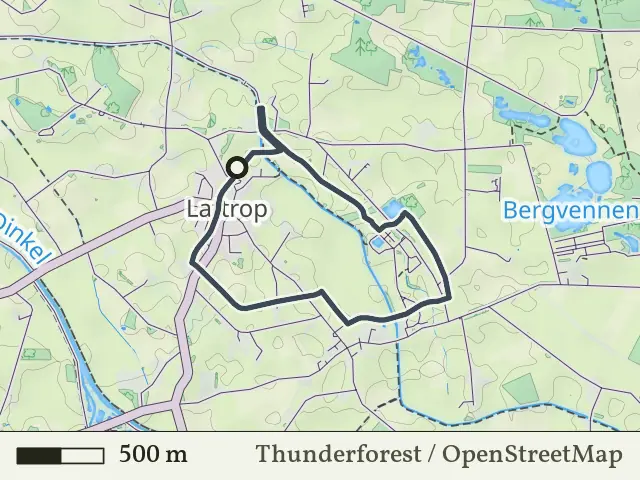 Oranje route vanaf Lattrop, Lattrop-Breklenkamp