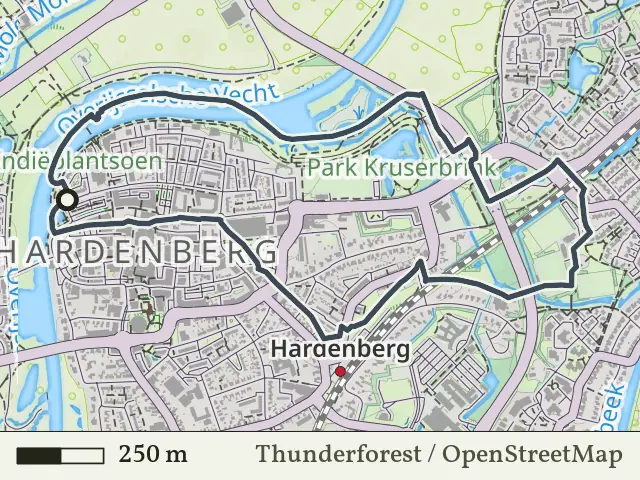 Groene route vanaf Hardenberg, Hardenberg Oost