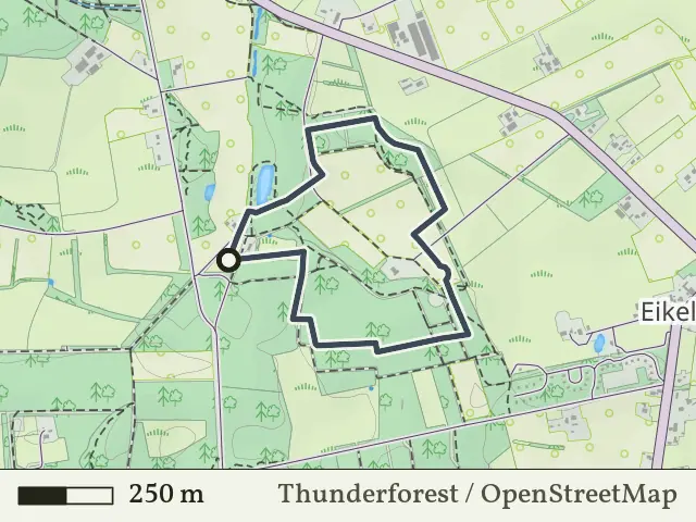 Blauwe route vanaf Nijendal, Olst