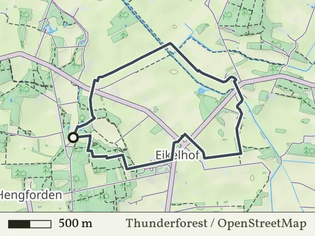 Gele route vanaf Nijendal, Olst