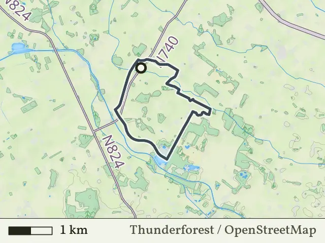 Gele route vanaf Markvelde, Markelo