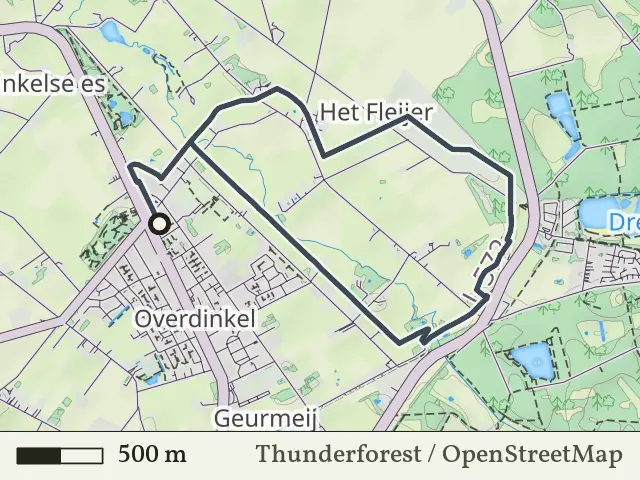 Oranje route vanaf Overdinkel, Losser