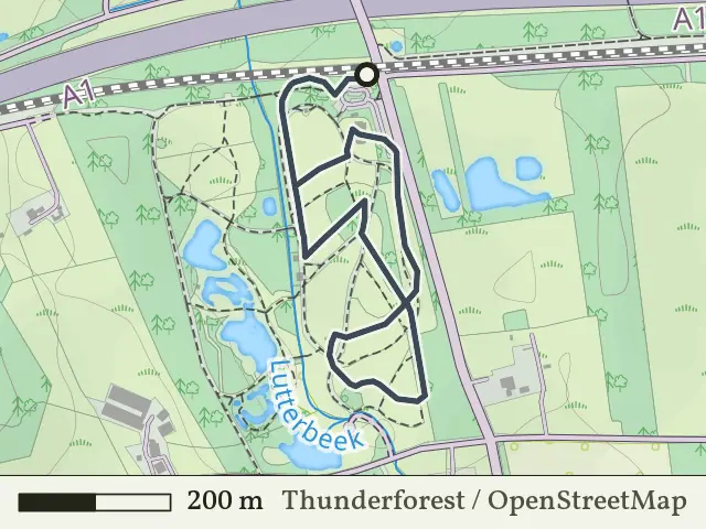 Blauwe route vanaf Poort Bulten, Losser