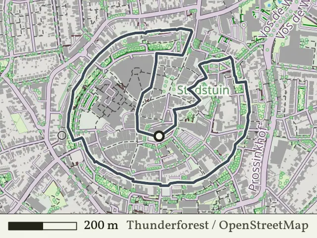 Rode route vanaf Oldenzaal, Losser