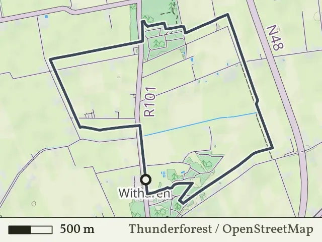 Groene route vanaf Witharen, Ommen