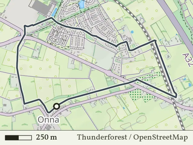 Blauwe route vanaf Onna, Weerribben-Wieden